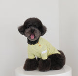 THE SOPHISTICATED STRIPED TEE / YELLOW - Miso and Friends - petshop