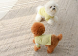 THE SOPHISTICATED STRIPED TEE / YELLOW - Miso and Friends - petshop