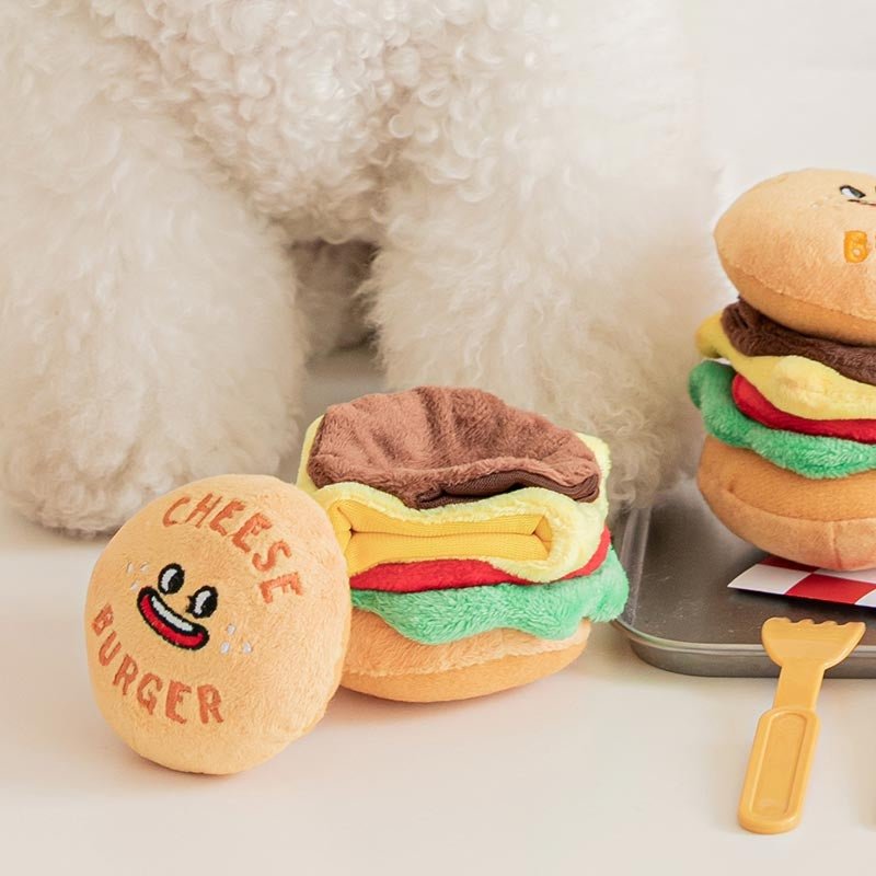 CHEESEBURGER NOSEWORK TOY - Miso and Friends - petshop