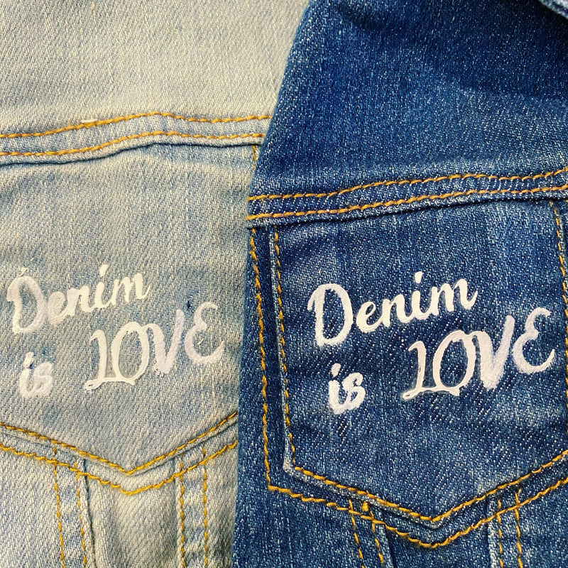 DENIM LOVE VEST / DARK BLUE - Miso and Friends - petshop