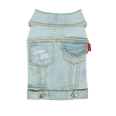 DENIM LOVE VEST / LIGHT BLUE - Miso and Friends - petshop