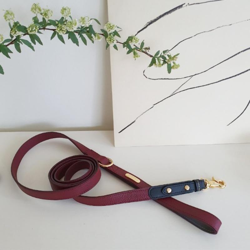 FANCY HARNESS AND LEASH SET / DARK RED - Miso and Friends - petshop