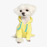 PHOTO READY HOODED T-SHIRT / YELLOW - Miso and Friends - petshop