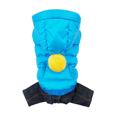 POM POM PADDED JUMPER / BLUE - Miso and Friends - petshop