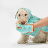 QUICK DRY AFTER SHOWER GOWN / TANGERINE - Miso and Friends - petshop