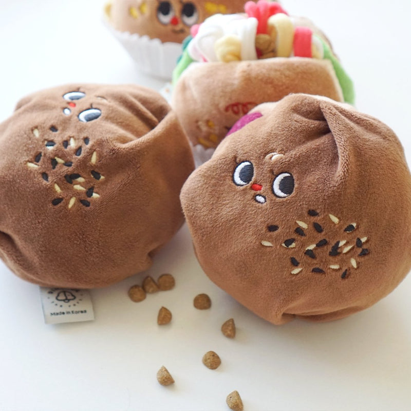 RED BEAN BUN NOSEWORK TOY - Miso and Friends - petshop