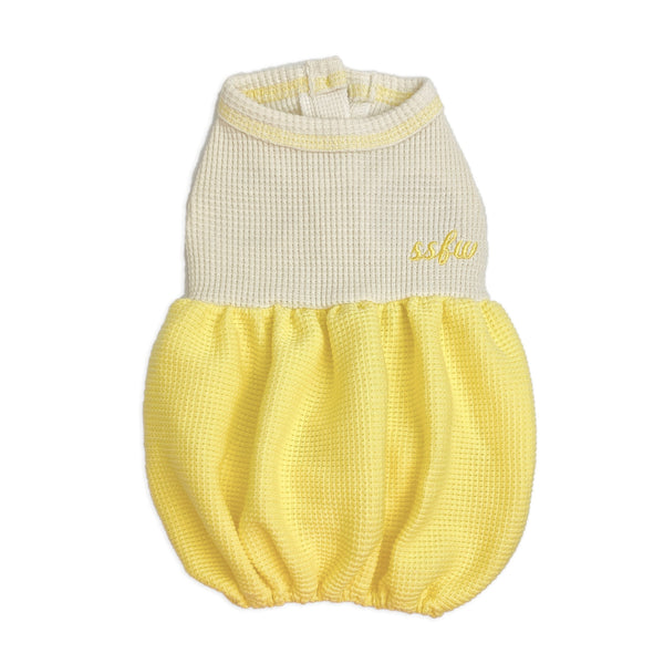 THE PLAYFUL ROMPER / LEMON YELLOW - Miso and Friends - petshop