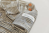 THE SOPHISTICATED STRIPED TEE / WHITE NAVY - Miso and Friends - petshop