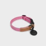 WE ARE TIGHT RIBBON COLLAR / FLAMINGO PINK - Miso and Friends - petshop