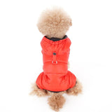 WINTER PUFFER JACKET / RED - Miso and Friends - petshop